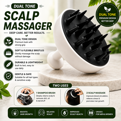 Advanced Hair Growth Combo (Derma Roller - Hair Serum - Scalp Massager)