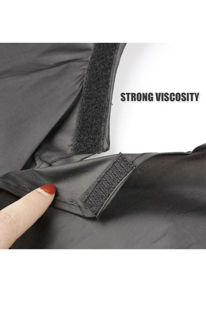Beard Apron Hair Clippings Catcher Grooming Bib (Black Color)